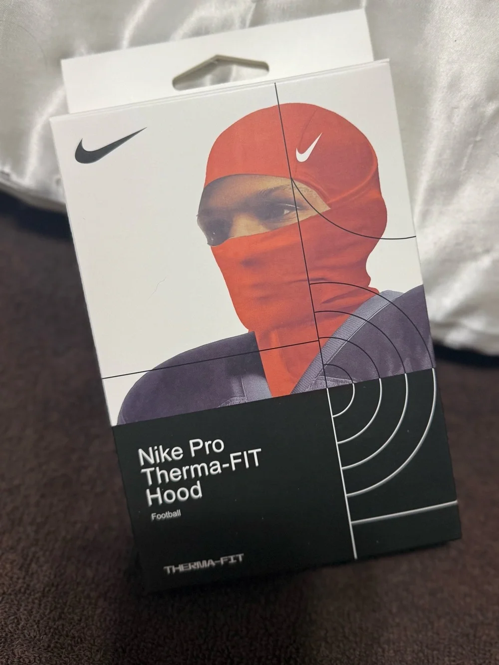 Nike Bright Orange Therma-FIT Football Hood